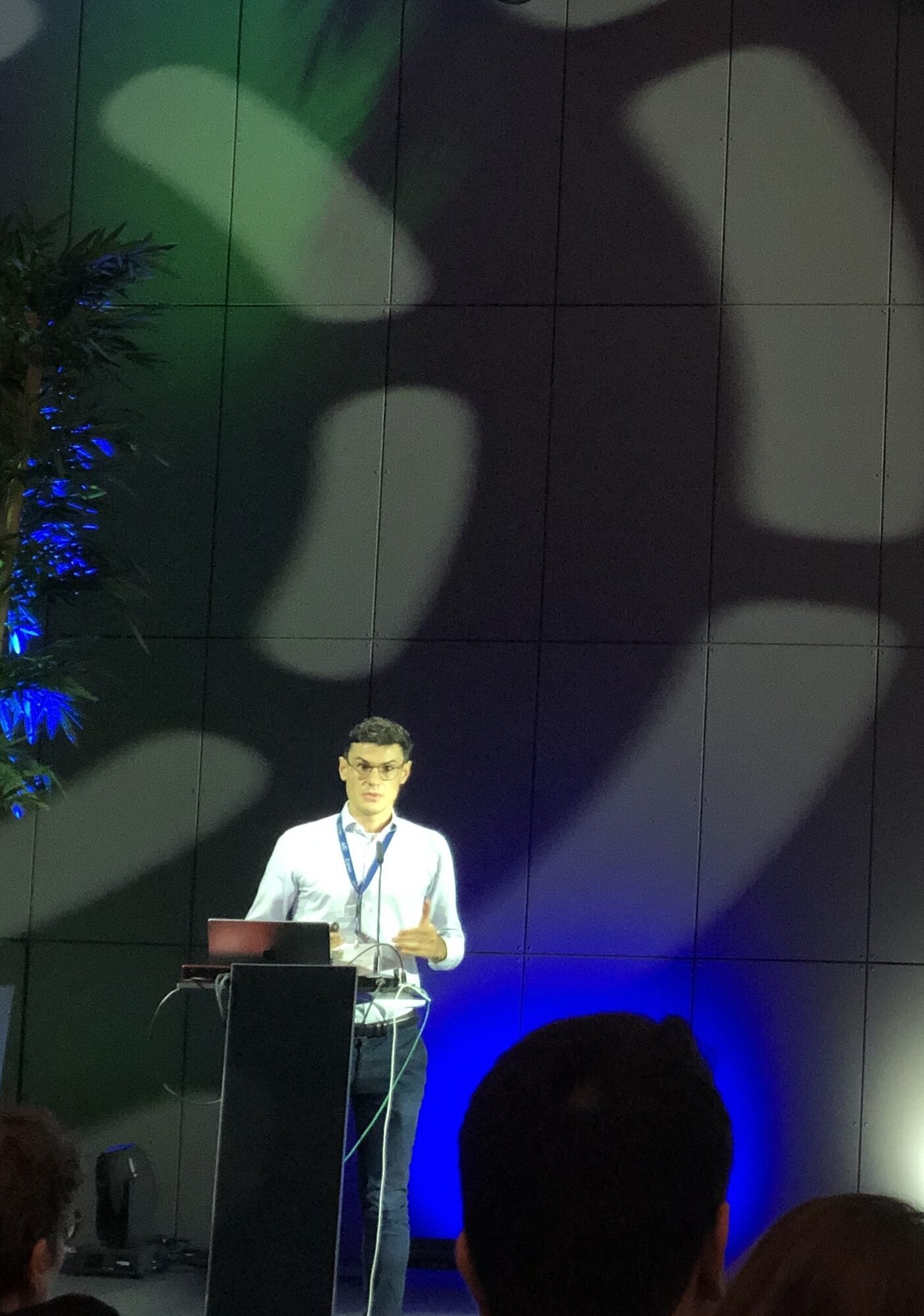 Luca Dal Zilio delivering a keynote