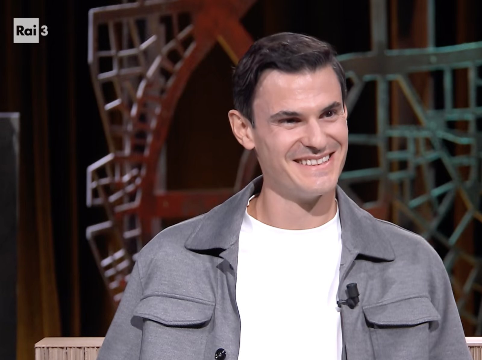 Luca Dal Zilio as a guest on Kilimangiaro, Rai 3